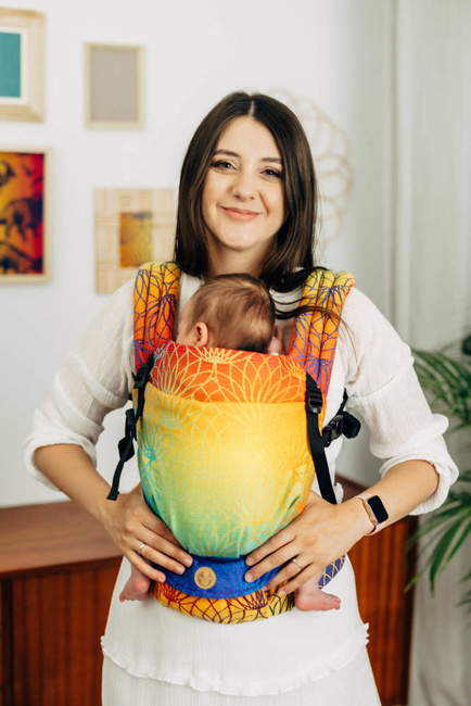 LennyLamb baby carrier - LennyLight - Rainbow Lotus