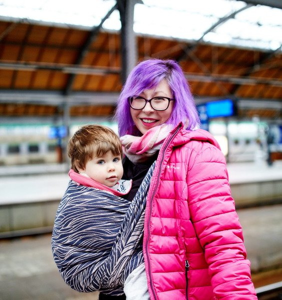 Chusta tkana EverySlings Yuni Blush