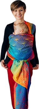 Woven wrap LennyLamb - Rainbow Lotus