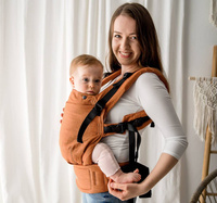 Baby carrier Kavka Multi-age: Caramel Linen 2024