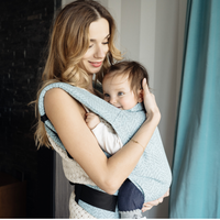 Zaffiro - baby carrier City Grey Leaves