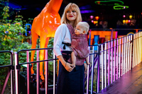 Nosidełko Qusy - Sand Stories Polka Tencel