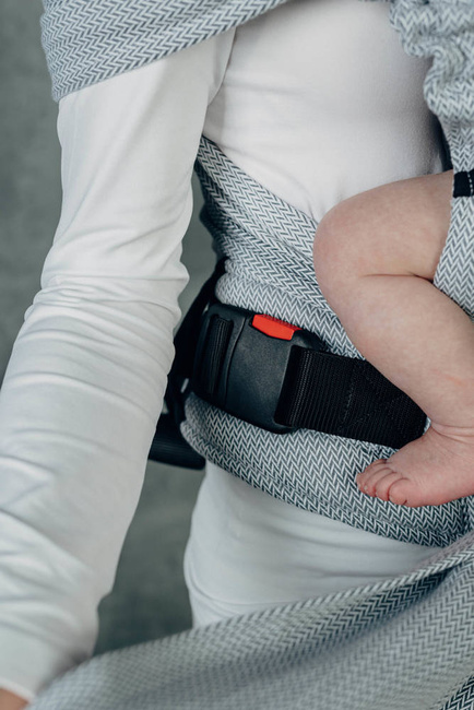 Nosidło LennyHybrid LennyLamb - Mała Jodełka Szara