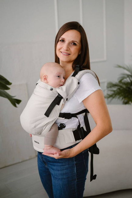 Baby carrier Kavka Multi-age: Pearl Herringbone 2024