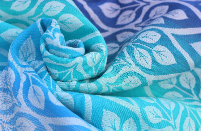 Woven wrap Yaro Slings - La Vita Aqua Grad Natural Kapok