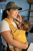 Nosidełko regulowane Qusy - Sand Stories Mustard