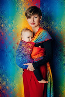 Chusta tkana LennyLamb - Lotos Tęczowy