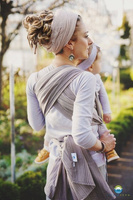 Chusta tkana Little Frog - Kwarc