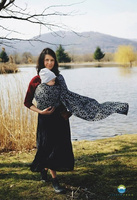 Little Frog Ring Sling - Carbon Edelweiss