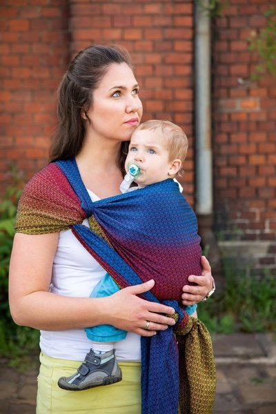 Ring Sling EverySlings Babyheart Raspberry