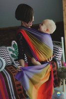 Woven wrap Little Frog Aura in Love