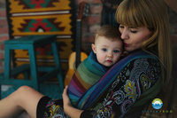 Chusta tkana Little Frog Ciemny Spektrolit