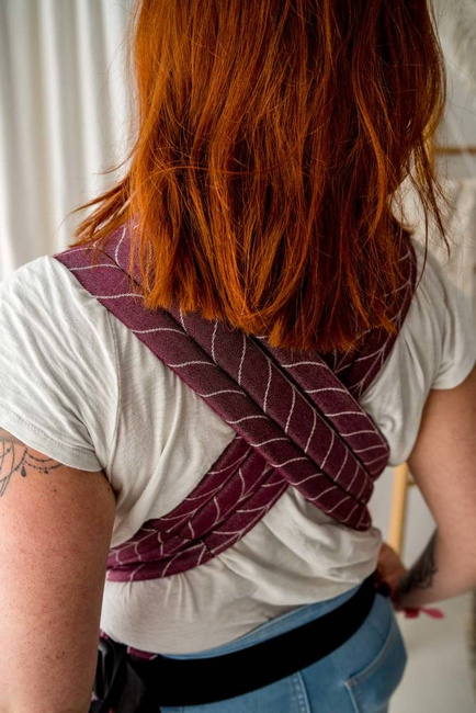 Half Buckle Kavka Handy: Bordeaux Braid Bamboo