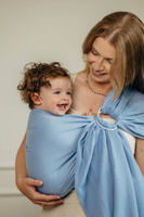 LennyLamb Ring Sling - Little Herringbone Skylight