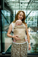 Qusy carrier / Sand Stories Nude - adjustable ergonomic carrier 