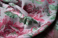 Szal Yaro Slings - La Peonia Trinity Fuchsia Green Tencel