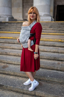 Nosidło regulowane Qusy -Sand Stories Goose Tencel