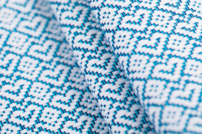 Basic Line Woven wrap Lenny Lamb - LittleLove Sky Blue