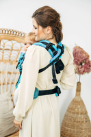 Baby carrier LennyLamb LennyGo - Tanglet - Blue Reed