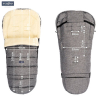 Zaffiro iGrow 2.0 Wool Sleeping Bag Navy Blue