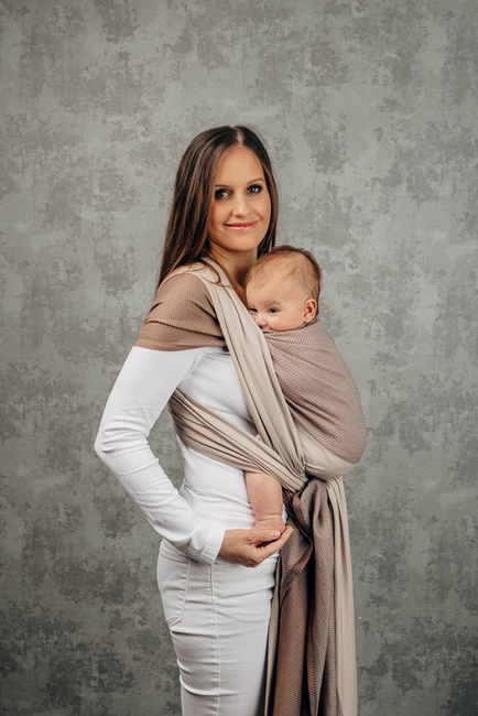 Basic Line Baby Sling LennyLamb - Baby Caffe Latte (Second Grade)