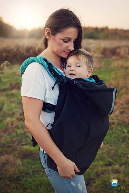 Little Frog Softshell Baby Cover - Black