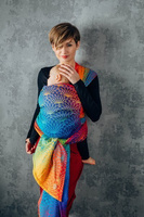 Chusta tkana LennyLamb - Lotos Tęczowy