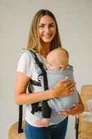 Baby carrier Kavka Essence: Light Grey