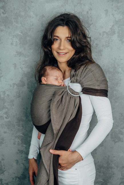 LennyLamb Ring Sling - Hot Chocolate