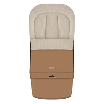 Zaffiro - Regulowany wełniany śpiwór SleepGrow Aspen 0-36m - Toffee