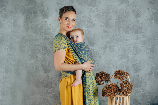 Chust tkana LennyLamb - Zaczarowany Zakątek - In Bloom