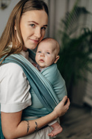 Chusta tkana LennyLamb - Mała Jodełka Baby Mint