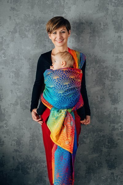 Woven wrap LennyLamb - Rainbow Lotus