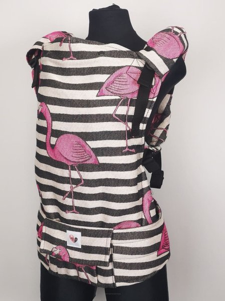 Baby carrier Freely Grow Sensimo Sling - Flamingos Rich