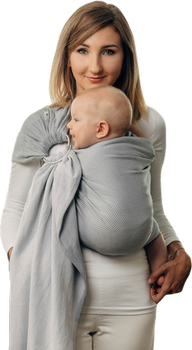 Basic Line LennyLamb Ring Sling - Little Herringbone Grey