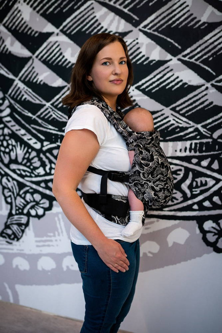 Nosidełko regulowane Qusy - Cartoon Sky Tar