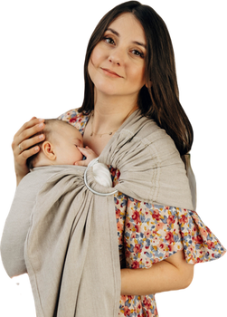 LennyLamb Ring Sling - Peanute Butter