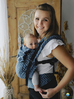 Little Frog baby carrier - Linen Prime - Sky Miles