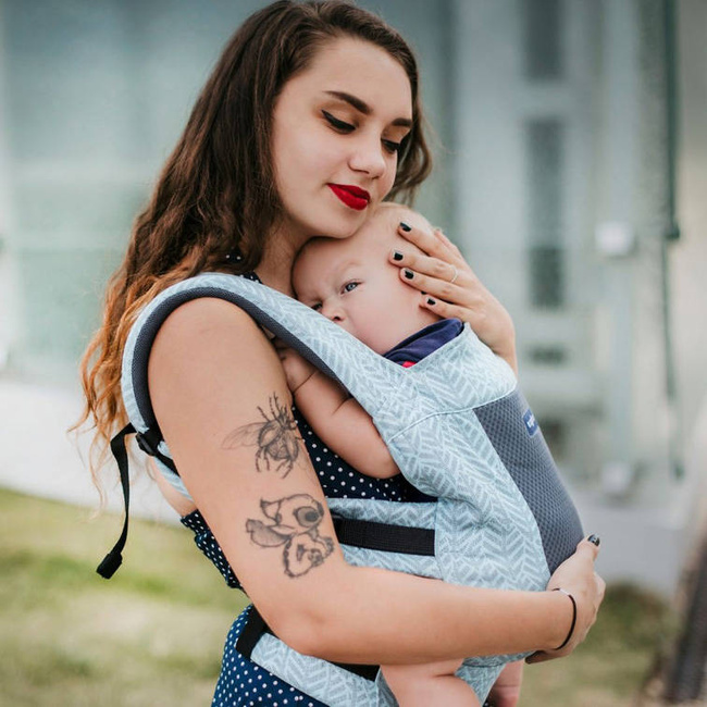 Zaffiro - baby carrier City Air: Grey Fern