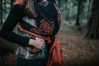 Woven wrap Sensimso Slings - Wolves Ginger