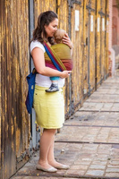 Ring Sling EverySlings Babyheart Raspberry