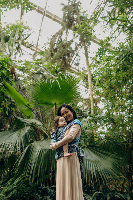 Nosidło hybrydowe LennyLamb - Pawi Ogon Sea Angel