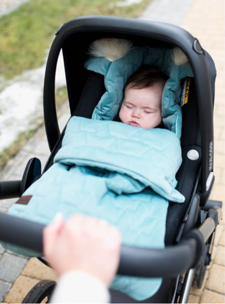 Kinder Hop Dream Catcher Sleeping Bag 6in1 - Leaves Ocean Green 80x45 cm