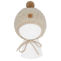 Zaffiro - Tulip Hat 100% Wool – Lamb S (0-6m) Beige