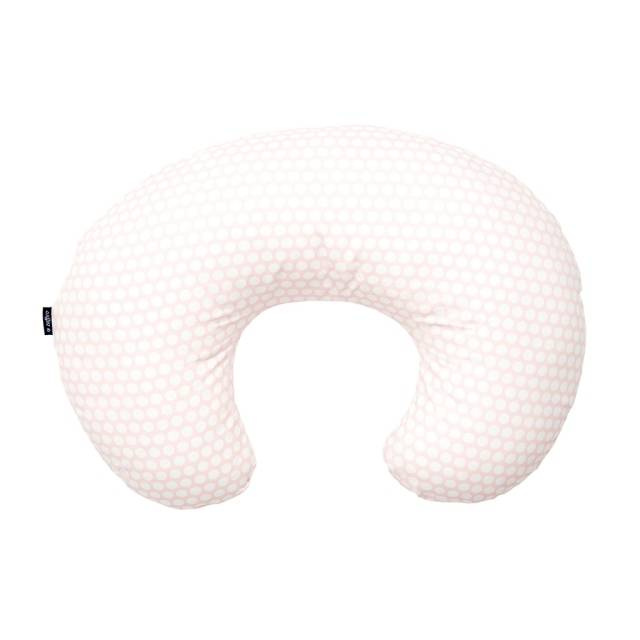 Breastfeeding pillow Zaffiro - Luli White and pink spots