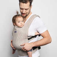 Zaffiro - baby carrier City Graphite Leaves