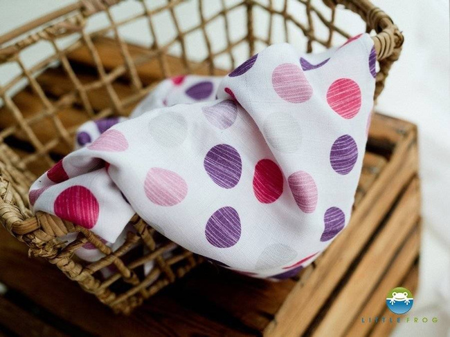 Little Frog Bamboo Swaddle - Lovely Dots