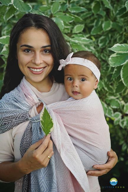 Little Frog Ring Sling - Foggy Cube