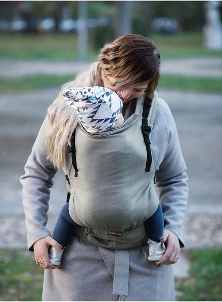 Nosidełko Kinder Hop Multi Grow: Herringbone Grey