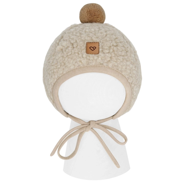 Zaffiro - Tulip Hat 100% Wool – Lamb S (0-6m) Beige